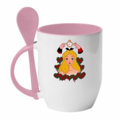 Чашка з ложкою Alissa - PrintSalon