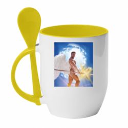 Чашка с ложкой Angel Billy - PrintSalon