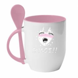 Чашка з ложкою Anime girl Segoi!!! - PrintSalon