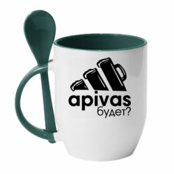 Чашка с ложкой Apivas - PrintSalon