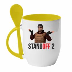 Чашка з ложкою Balkans - PrintSalon