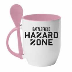 Чашка з ложкою Battlefield Hazard Zone - PrintSalon
