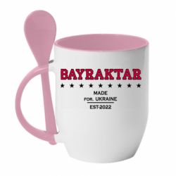 Чашка с ложкой BAYRAKTAR - PrintSalon