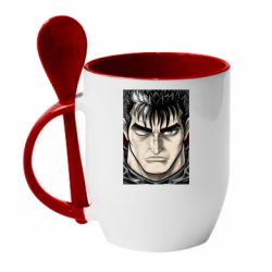 Чашка с ложкой Берсерк аниме арт - PrintSalon