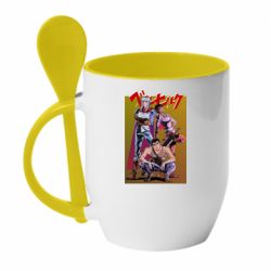 Чашка с ложкой Berserk poster - PrintSalon