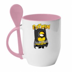 Чашка с ложкой Бэтмин Миньон - PrintSalon