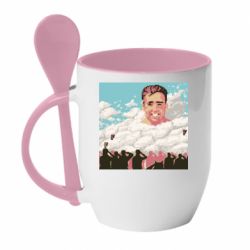 Чашка с ложкой Billy - PrintSalon