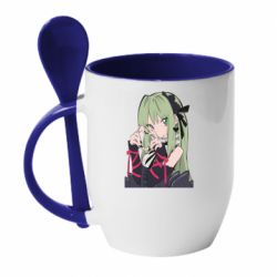 Чашка з ложкою Chan love - PrintSalon