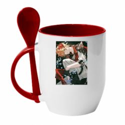 Чашка с ложкой Чайльд - PrintSalon