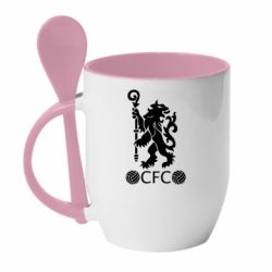 Чашка з ложкою Chelsea CFC - PrintSalon