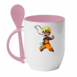 Чашка с ложкой Crazy Naruto - PrintSalon