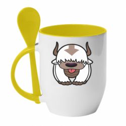 Чашка с ложкой Cute Appa - PrintSalon