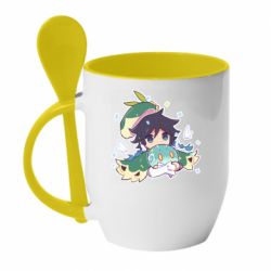 Чашка с ложкой Cute Venti - PrintSalon