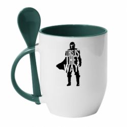 Чашка з ложкою Din Djarin This Is The Way - PrintSalon