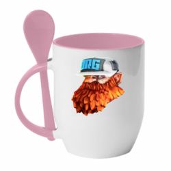 Чашка с ложкой DRG - PrintSalon