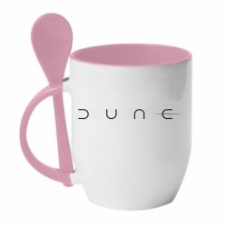 Чашка з ложкою Dune - PrintSalon