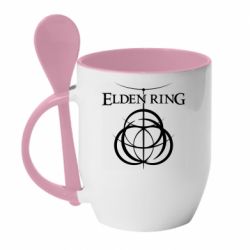 Чашка з ложкою Elden Ring - PrintSalon