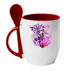 Чашка з ложкою Elysia - PrintSalon