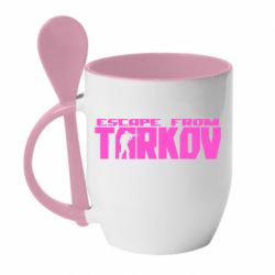 Чашка с ложкой Escape From Tarkov - PrintSalon