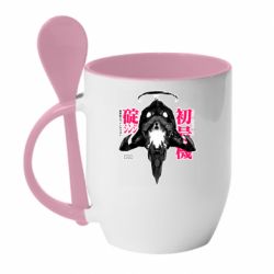Чашка з ложкою ЕВА 01 - PrintSalon