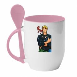 Чашка с ложкой Эйкити Онидзука - PrintSalon