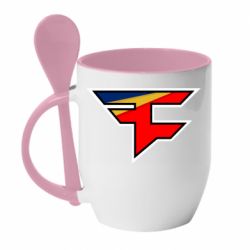 Чашка с ложкой FaZe Clan - PrintSalon