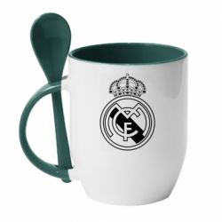 Чашка с ложкой FC Real Madrid - PrintSalon
