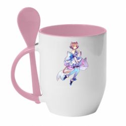 Чашка з ложкою Фелікс - PrintSalon