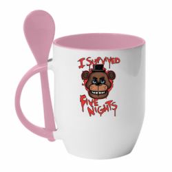 Чашка с ложкой Фнаф - PrintSalon
