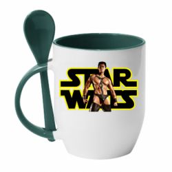 Чашка с ложкой Gachimuchi star wars - PrintSalon