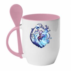 Чашка с ложкой Гань Юй - PrintSalon