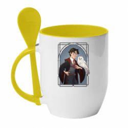Чашка с ложкой Гарри - PrintSalon