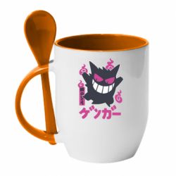 Чашка с ложкой Gengar - PrintSalon