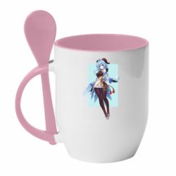 Чашка з ложкою Геншин Імпакт Гань Юй - PrintSalon