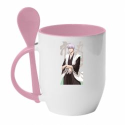 Чашка с ложкой Гин Ичимару - PrintSalon