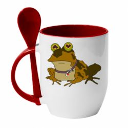 Чашка з ложкою Гипиножаба - PrintSalon