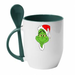 Чашка с ложкой Grinch - PrintSalon