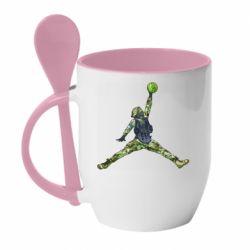 Чашка с ложкой Херсон ВСУ - PrintSalon