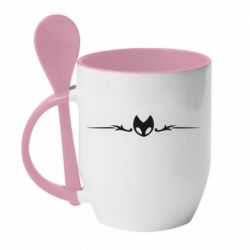 Чашка з ложкою Hollow Knight  frame - PrintSalon