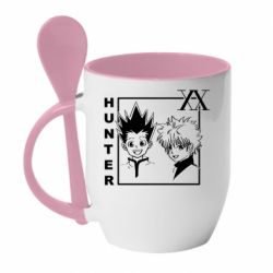 Чашка с ложкой Hunter x Hunter XX - PrintSalon