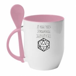 Чашка с ложкой I am the dungeon master - PrintSalon