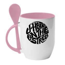 Чашка с ложкой J-HOPE - PrintSalon