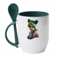 Чашка з ложкою Jolyne Cujoh - PrintSalon
