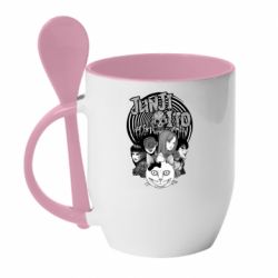 Чашка з ложкою Junji Ito - PrintSalon