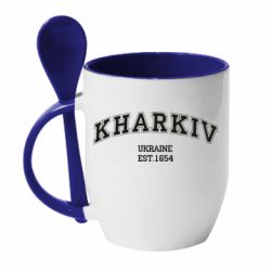 Чашка с ложкой KHARKIV - PrintSalon