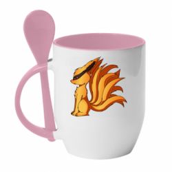 Чашка с ложкой Курама - Наруто - PrintSalon