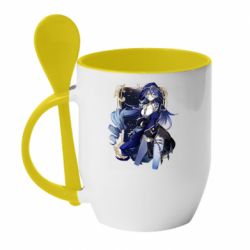 Чашка з ложкою Лайла - PrintSalon