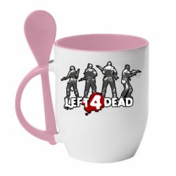 Чашка з ложкою Left 4 Dead Gang - PrintSalon