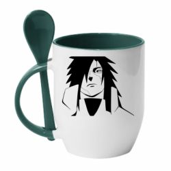 Чашка з ложкою Looking Madara - PrintSalon