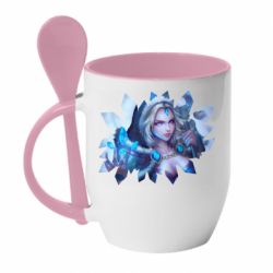 Чашка с ложкой Magical Crystal Maiden - PrintSalon